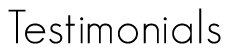 Testimonials
