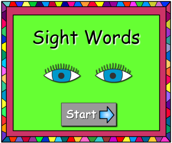 Sight Words Game
