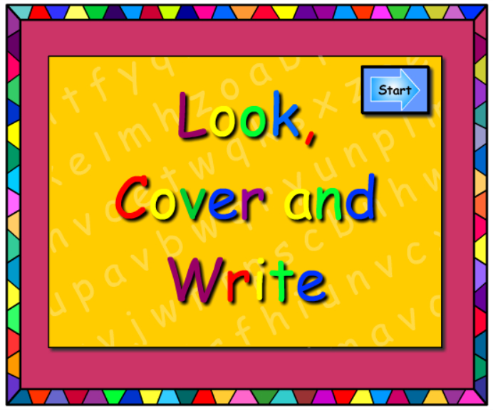 Words -Look Cover and Write