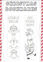 Christmas Bookmarks (1 page)