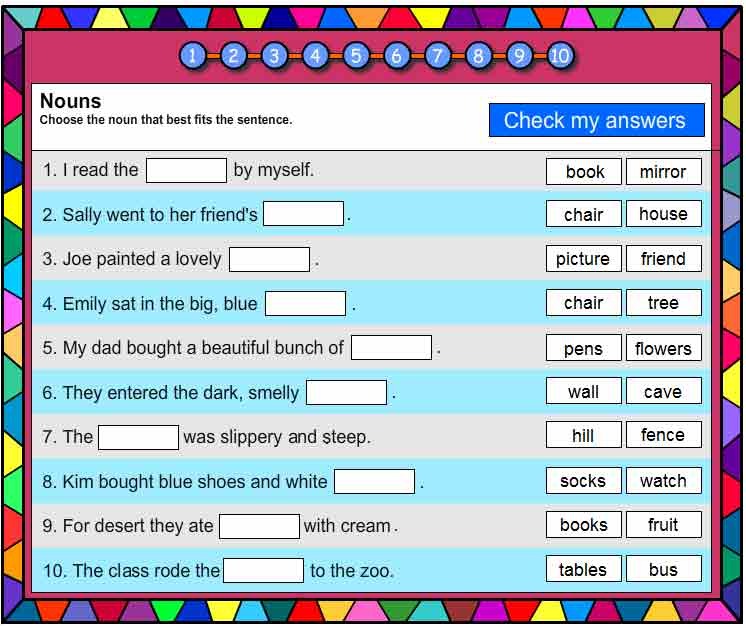 Nouns Vocabulary Builder