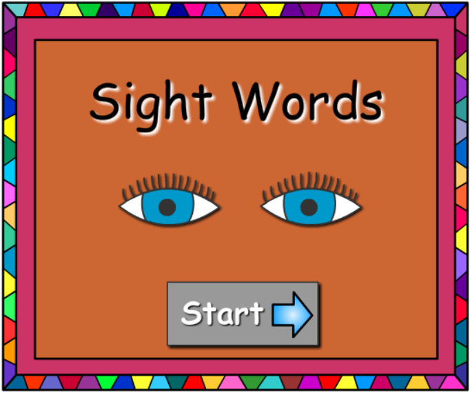 Sight Word Game