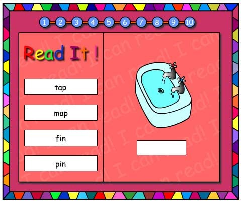 Word Family -ap and -in