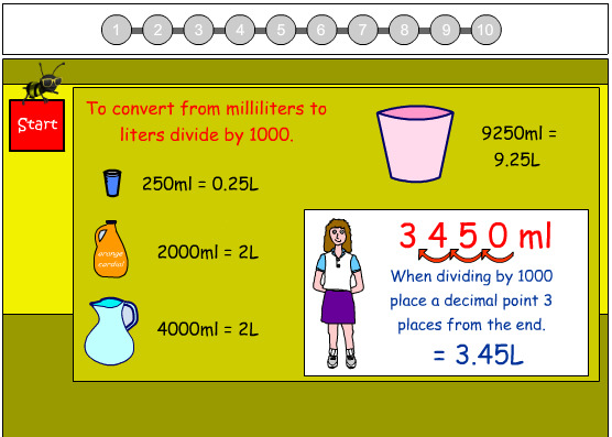 Convert Milliliters to Liters