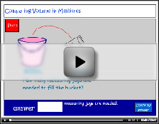 Comparing the volume of liquids tutorial
