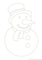 Decorate a Snowman (1 page)