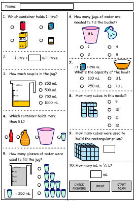 Volume Problem Solving