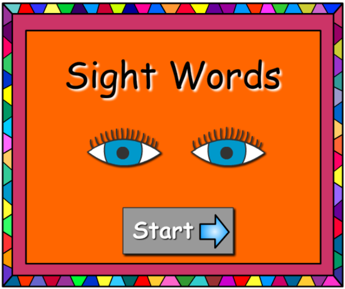 Sight Words Game