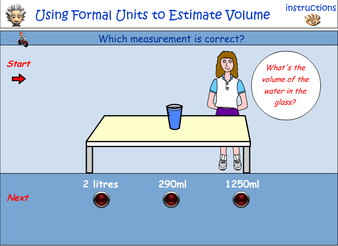 Using formal units to estimate volume