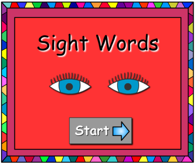 Sight Words Game