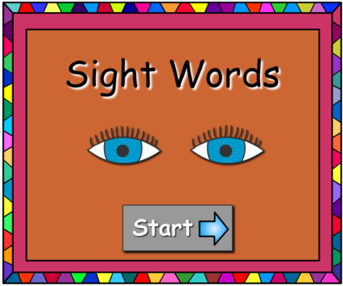 Sight Word Game