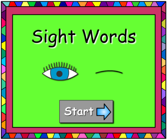 Sight Words Game