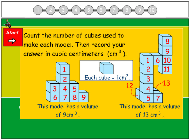 Calculate the Volume of a Stack - Record in Cubic Centimeters