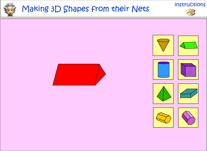 Creating 3D Objects from their nets