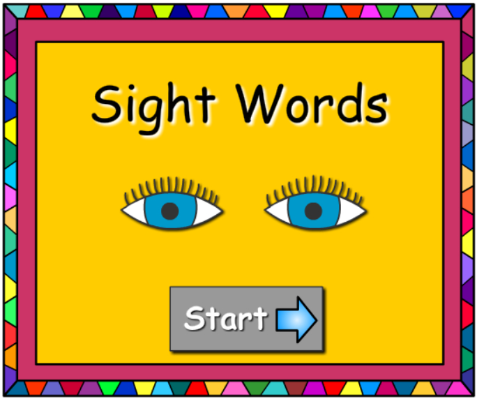 Sight Words Game