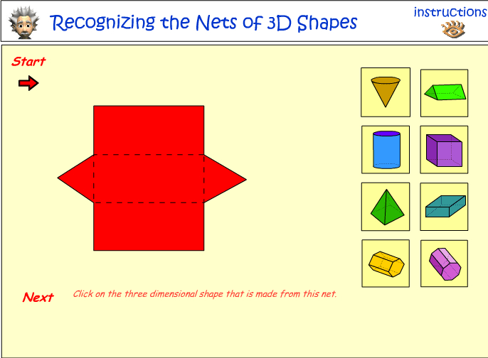 Recognizing the nets of 3D objects