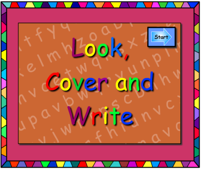 Words - Look Cover Write