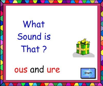 Suffixes ous and ure