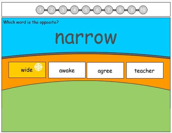 Antonyms Vocabulary Builder