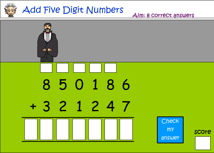 Addition of large numbers