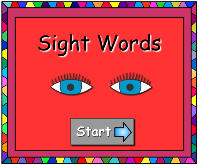 Sight Words Game