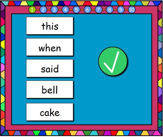 Sight Words Game