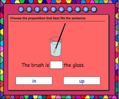 Prepositions Vocabulary Builder