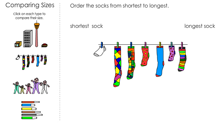 Comparing the length of objects