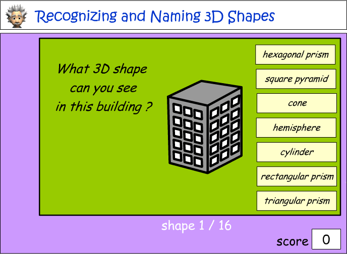 Naming 3D objects
