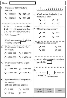 Numbers Problem Solving
